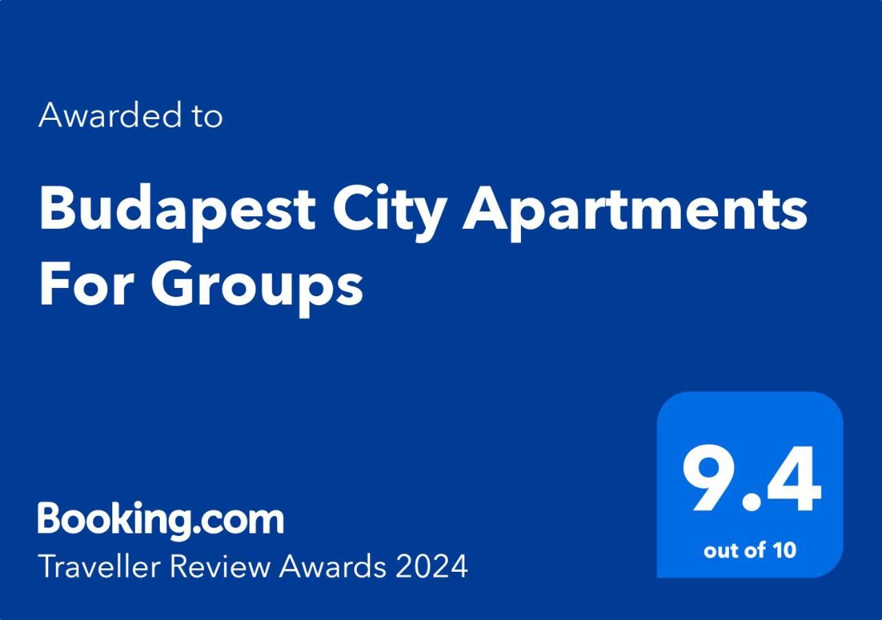 Budapest City Apartments For Groups Exteriör bild